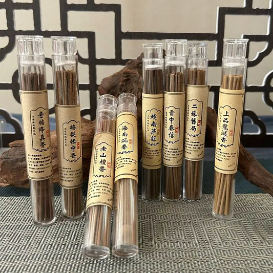 Natural incense sticks 10cm, 5g pack, sandalwood agarwood and pear mix