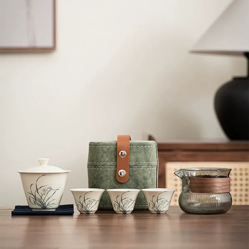 Grass Breeze Gaiwan Travel Set