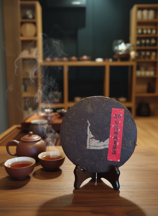 Yiwu Old Trees 80's Shu Puer Tea